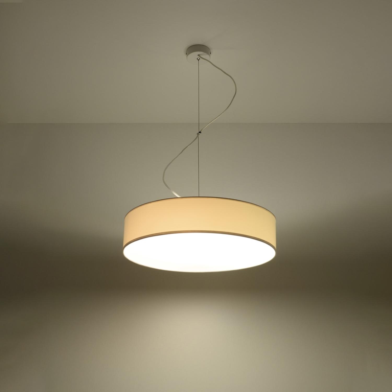 lámpara colgante ARENA 45 en elegante color blanca, perfecta para iluminar y realzar cualquier espacio, aportando un toque moderno y sofisticado a tu decoración.