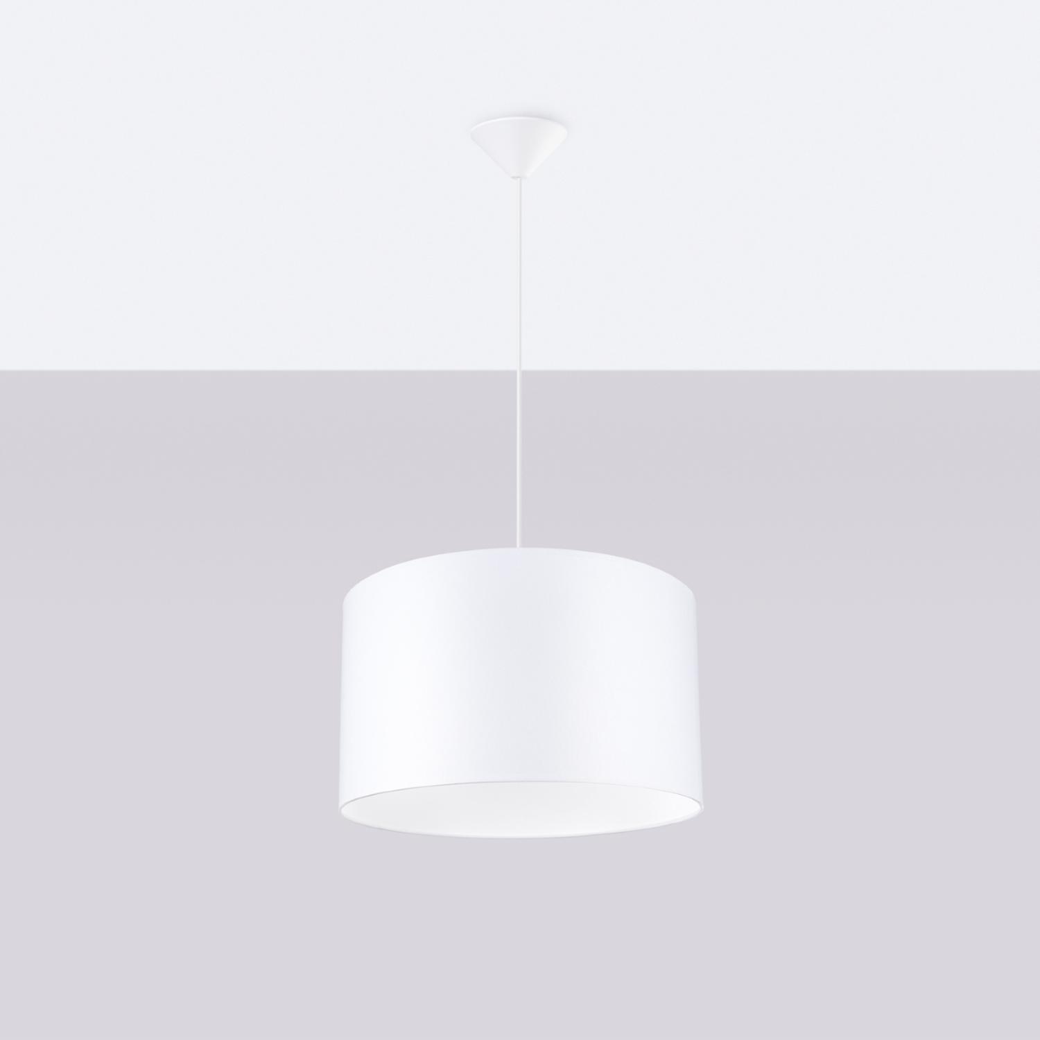 lámpara colgante NOVA 40 blanca, un diseño elegante y moderno que ilumina tus espacios. Ideal para comedores y salas, aportando estilo y calidez a tu hogar. ¡Transforma tu ambiente!