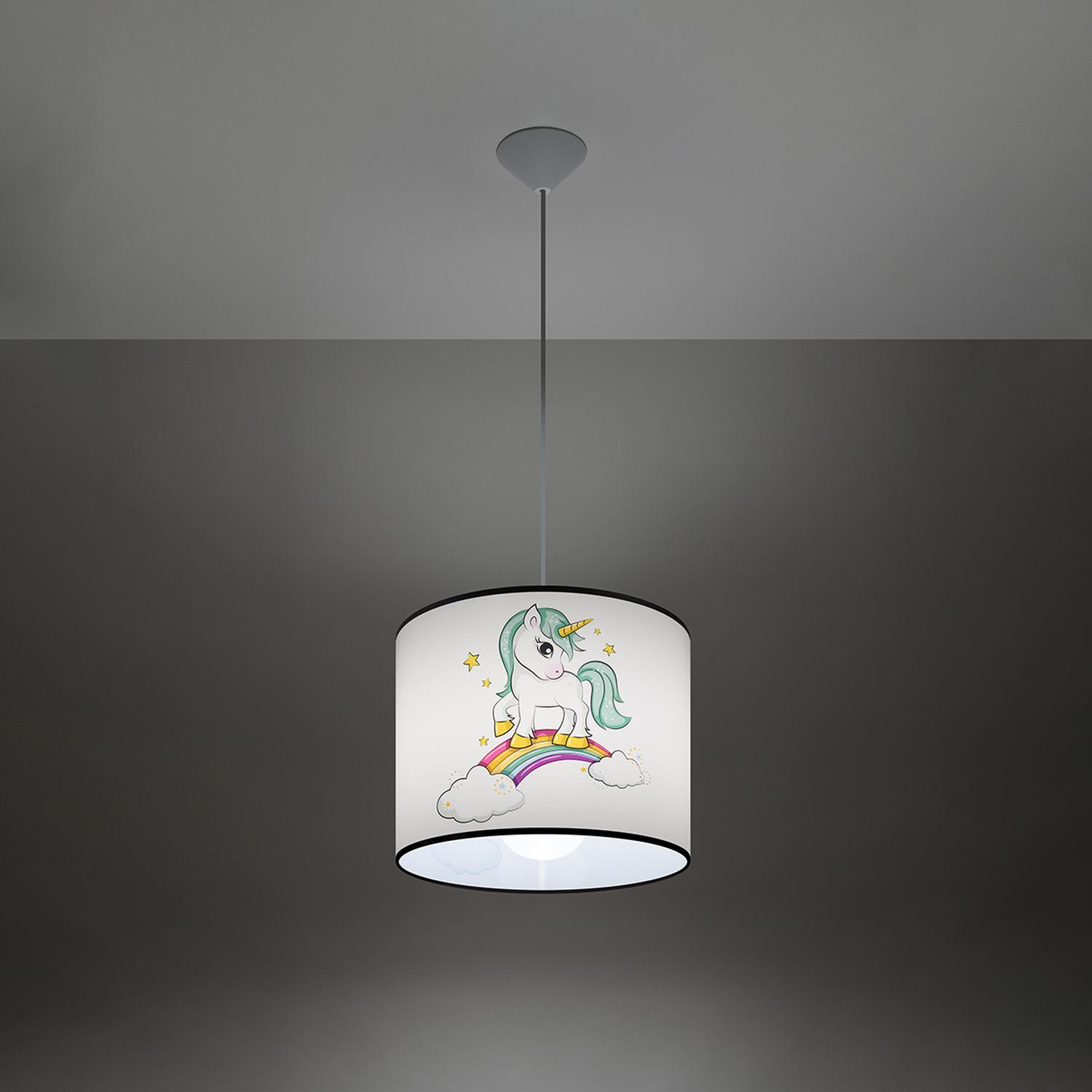 lámpara colgante UNICORN 30: ilumina tu espacio con magia y estilo. Su diseño moderno y encantador hace de esta lámpara la elección ideal para dar vida a cualquier habitación.