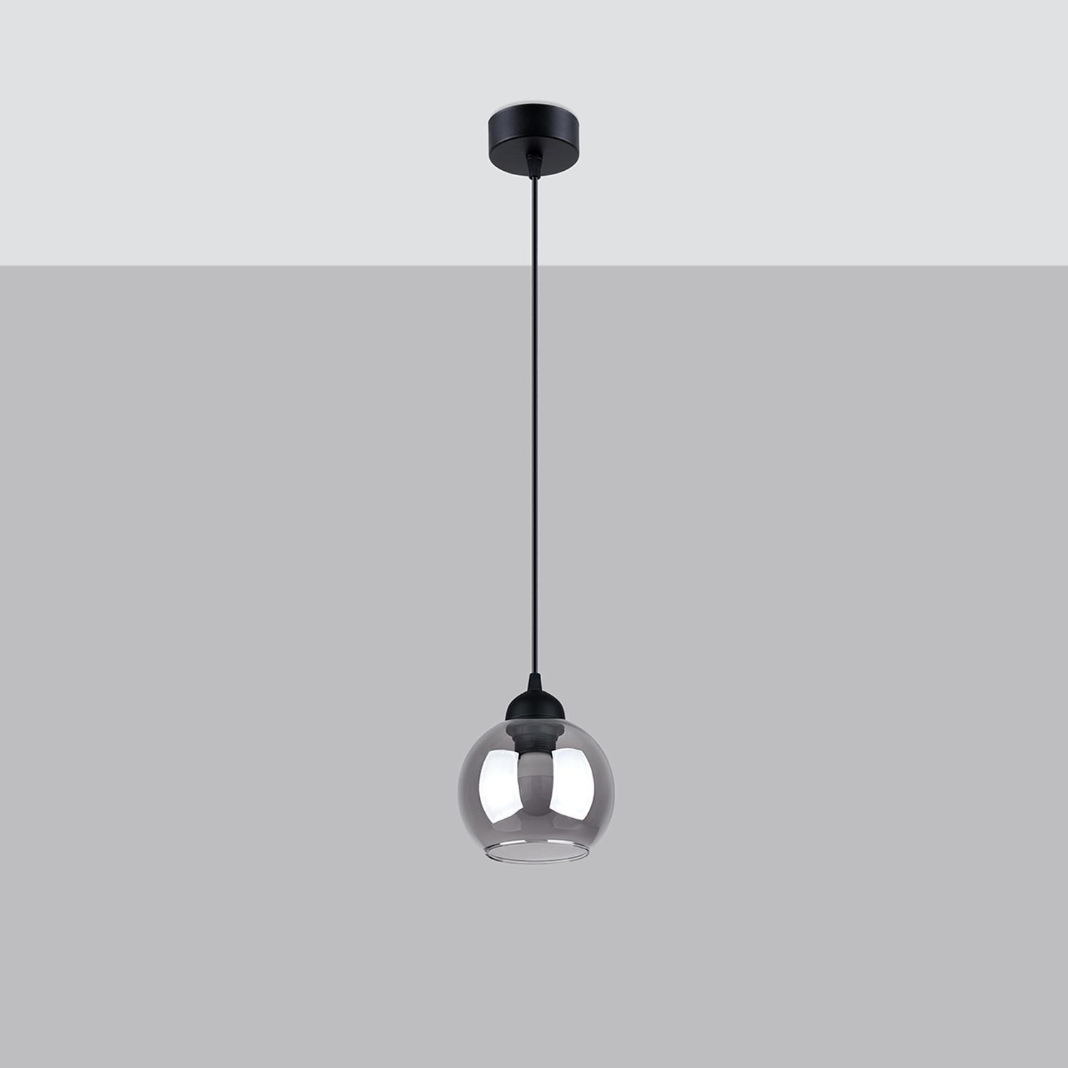 lámpara colgante ALINO 1 en elegante negro, perfecta para iluminar cualquier espacio. Su diseño moderno y minimalista la convierte en un elemento decorativo atractivo.