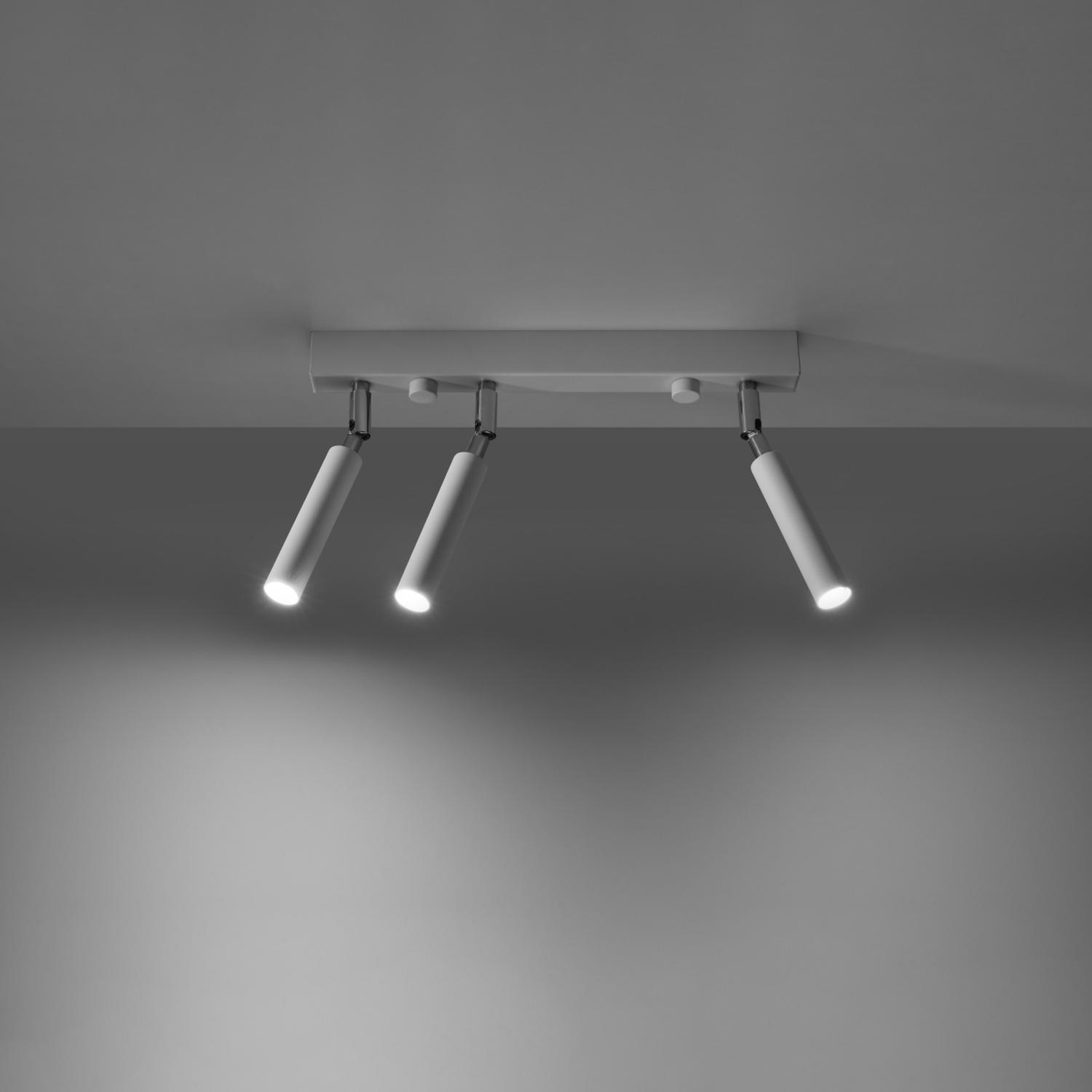 lámpara de techo EYETECH 3 blanca: ilumina tus espacios con estilo moderno. Diseño elegante y funcional, ideal para cualquier habitación. Aporta luminosidad y elegancia a tu hogar.