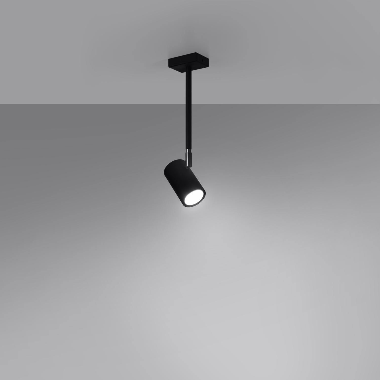 lámpara de techo NORANO negra, elegante y moderna. Perfecta para iluminar cualquier espacio con un toque sofisticado. Su diseño minimalista se adapta a la decoración contemporánea.