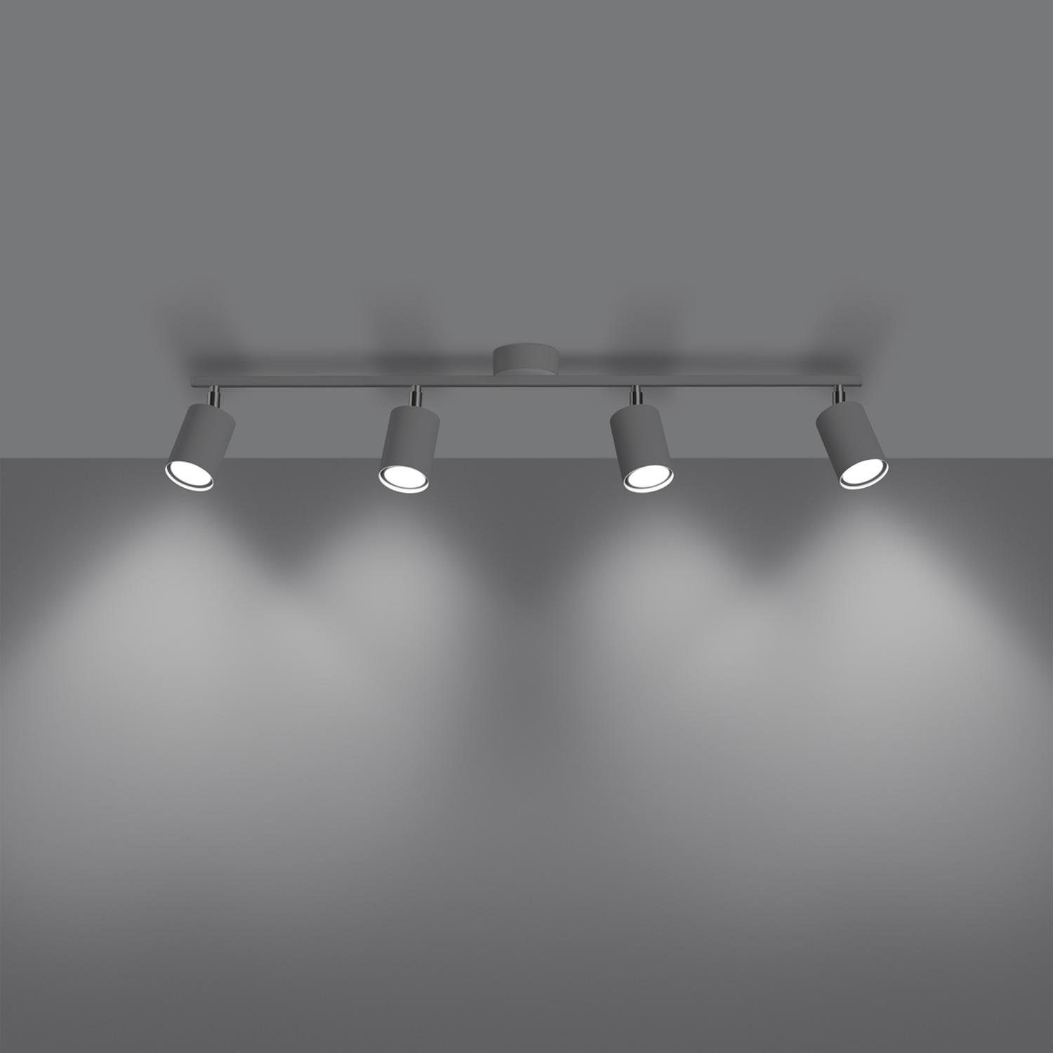 lámpara de techo LEMMI 4L blanca, ideal para iluminar tus espacios con elegancia. Su diseño moderno y minimalista realza cualquier decoración, brindando luz cálida y acogedora.