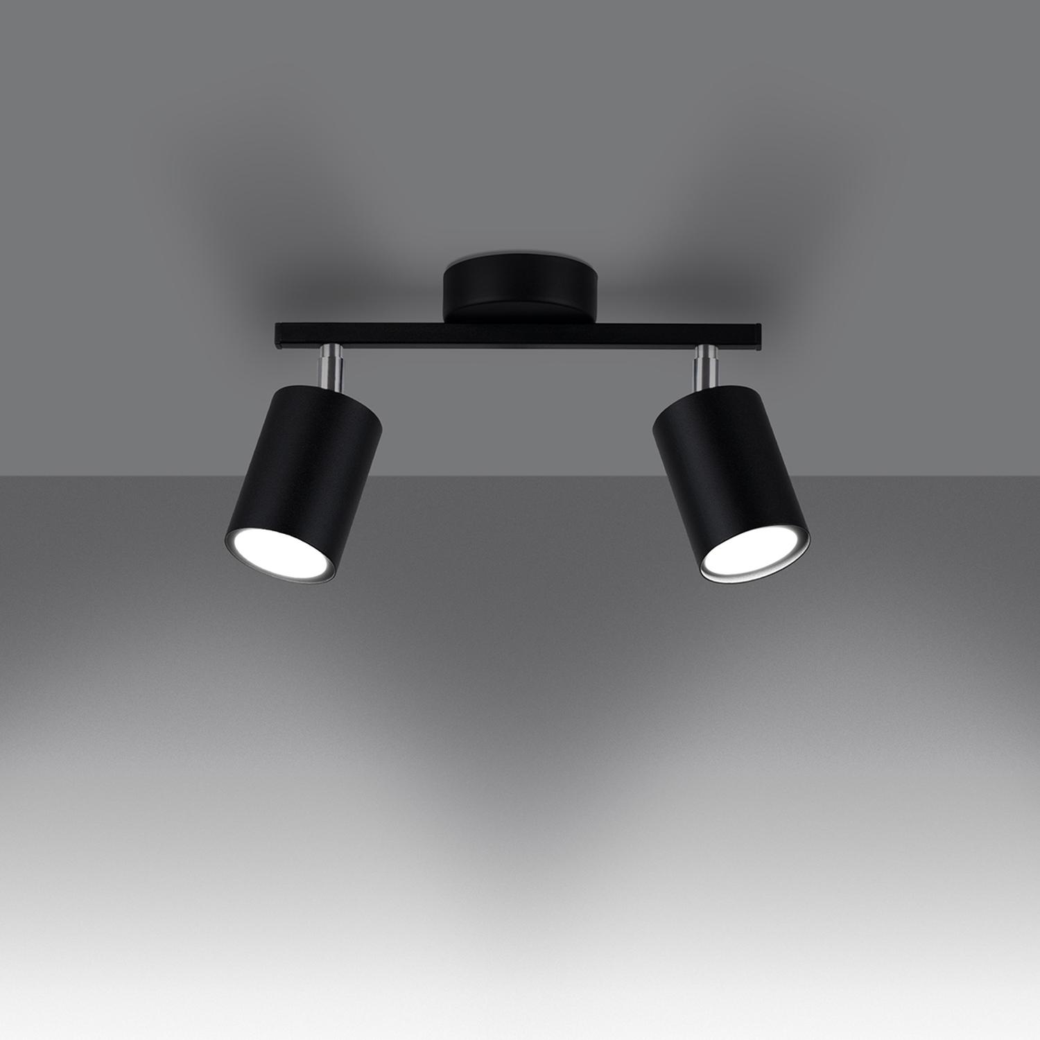 lámpara de techo LEMMI en elegante negro. Ideal para iluminar con estilo moderno y sofisticado, se adapta a cualquier decoración interior y es perfecta para crear un ambiente acogedor.