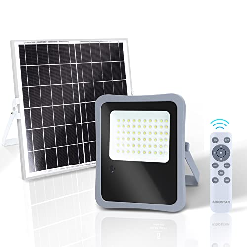 proyector Solar LED 100W: Ilumina tus espacios exteriores con eficiencia energética. Ideal para jardines, patios y eventos al aire libre. Disfruta de luz potente y sostenible.