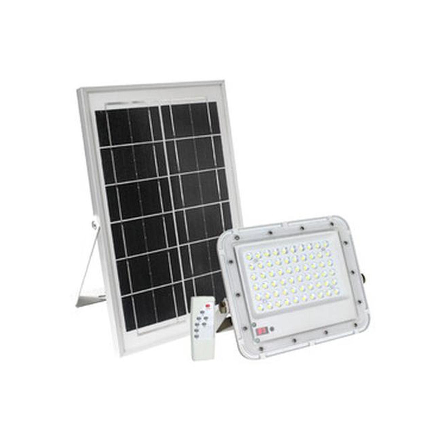 foco solar led 6500K 80W blanco día