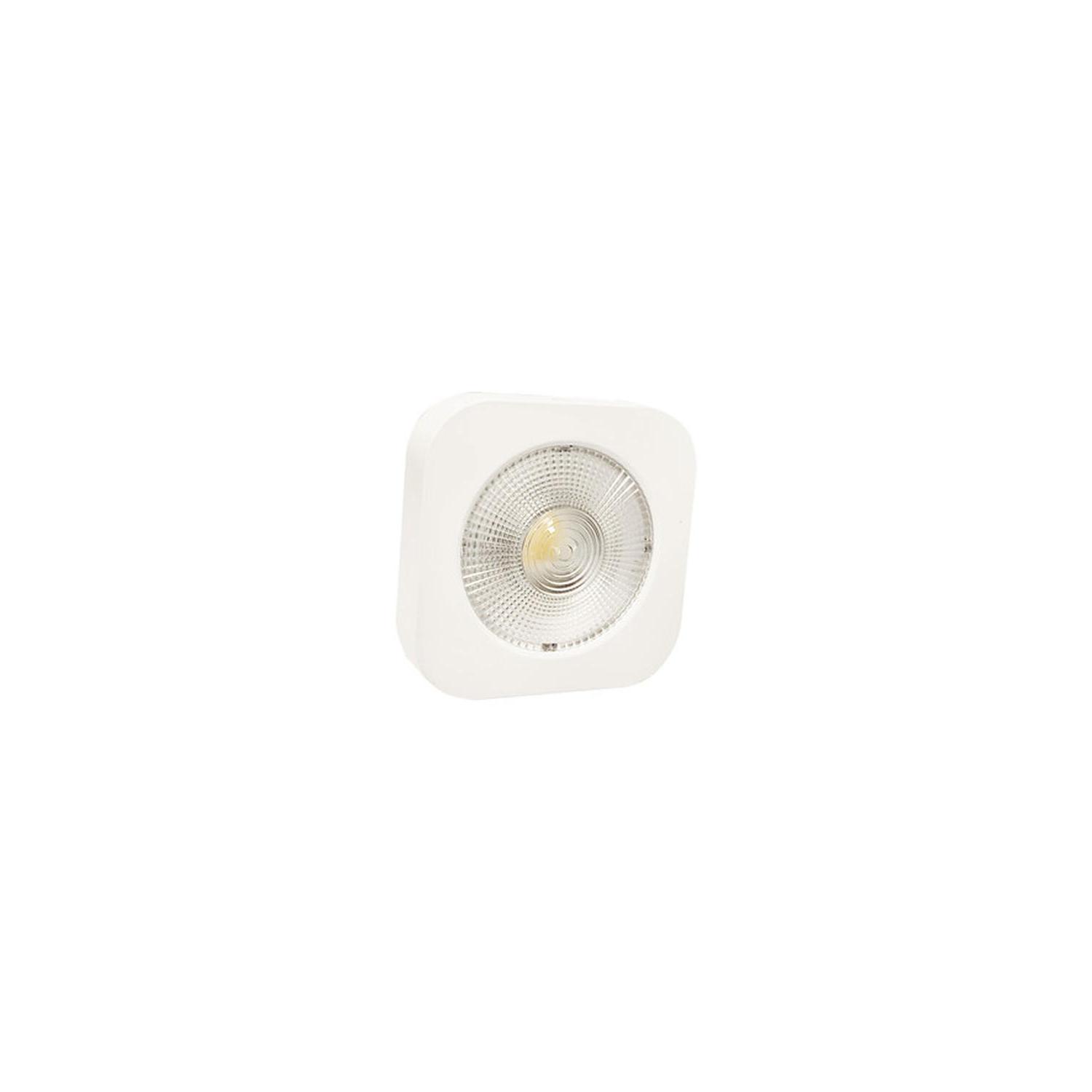 downlight LED mini cuadrado 15W blanco cálido montaje superficie