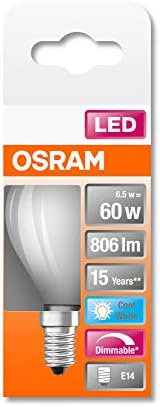  LED Retrofit CLASSIC P DIM Bombilla LED , Casquillo E14 , 2700 K , 6,50 W , Equivalente a 60W , Blanco cálido