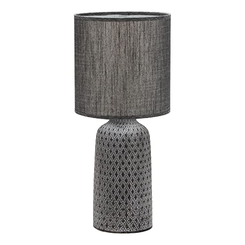 sobremesa Tilapia 1xe27 en elegante gris, con dimensiones de 45x20x20 cm. Ideal para iluminar y modernizar cualquier espacio en tu hogar, combinando estilo y funcionalidad.