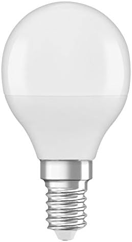  Lámpara LED con casquillo E14, luz diurna (6500K), forma de lágrima, 5.5W, recambio para bombilla 40W, mate, LED STAR CLASSIC P