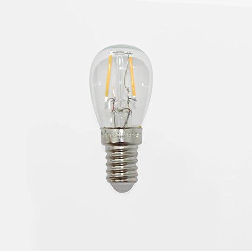 bombilla filamento led 1.2w. Luz (2700ºk). Rosca e14. Bombilla para neveras, 12 W, Blanco Cálido