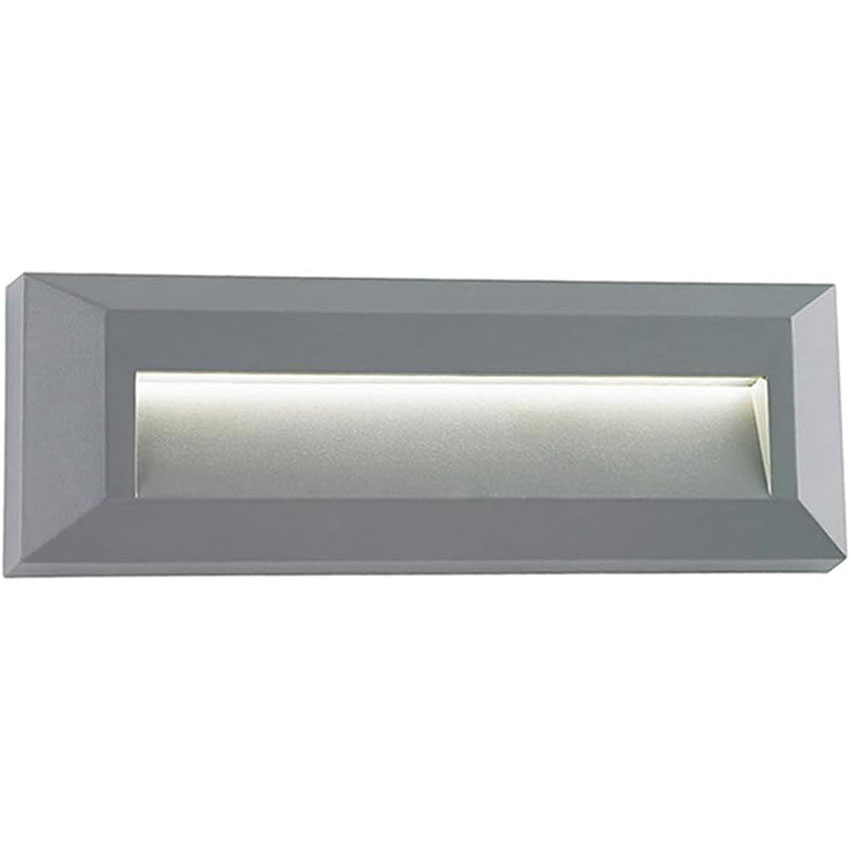  Baliza led exterior gris 3.5W 5000k IP65