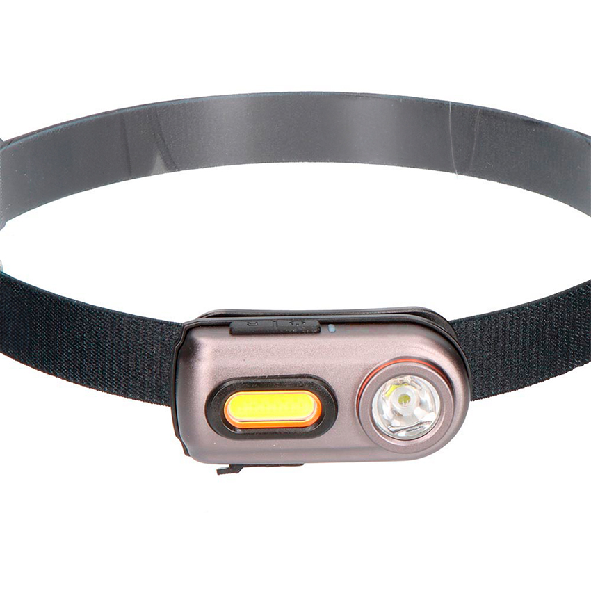  Linterna frontal recargable, linterna de 2 LEDS frontal, linterna 3W + 5W