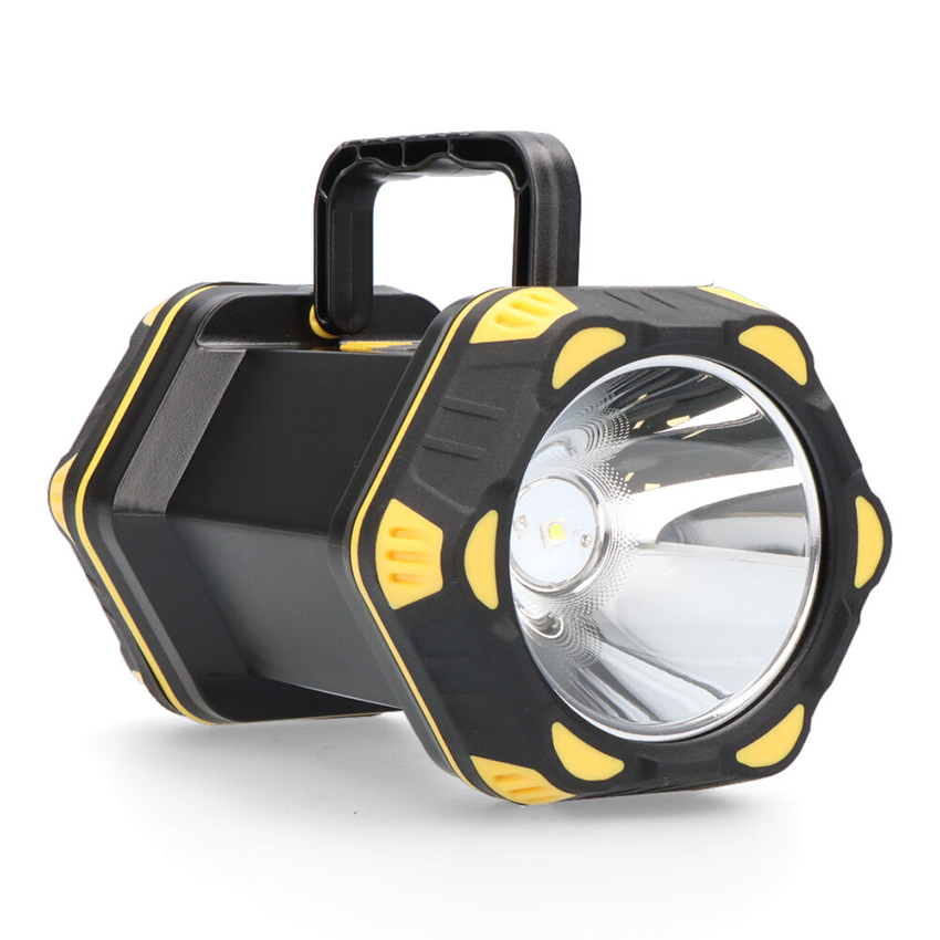  Linterna de mano con led frontal, linterna luz frontal + lateral 200lm