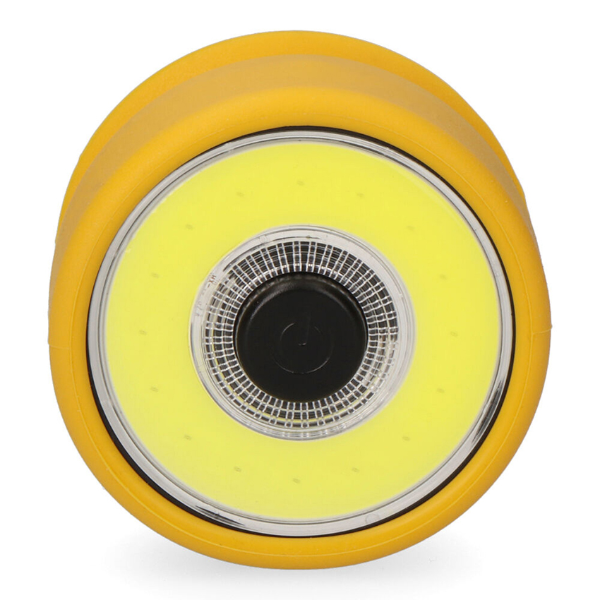 lintera LED COB 2W con imán y ventosa, ideal para múltiples usos. Funciona con 3 pilas AAA (incluidas) y está disponible en colores surtidos. ¡Ilumina tu vida!