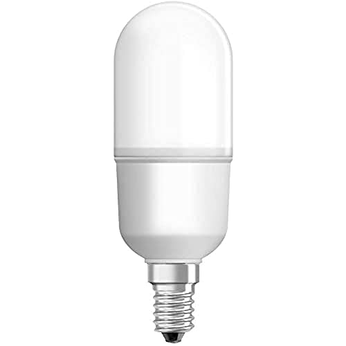 lámpara tubular LED E14 10W 4000K, alta eficiencia energética, ideal para iluminación general en hogares y oficinas.