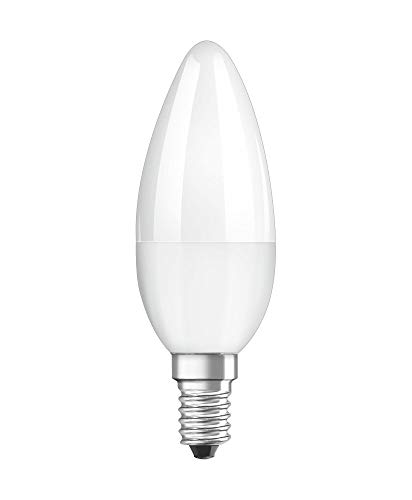 lámpara de vela LED regulable E14 5W 2700K, ideal para crear ambientes acogedores y ahorrar energía.