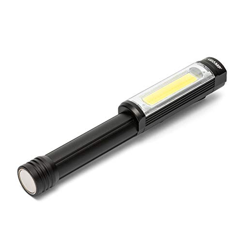 linterna LED portátil 3W 400Lm, ideal para acampar, emergencias y uso doméstico. Compacta y de alto brillo, fácil de transportar.