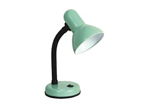 flexo Mini E-27 60W Verde, diseño elegante y compacto, ideal para iluminación de escritorio y ambientes decorativos.