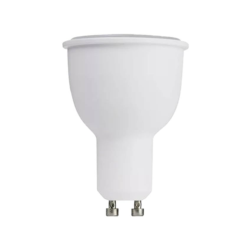 lámpara LED GU10 SMD 8W 720lm 120º 3000K Dimmable para iluminación ajustable en interiores y decoración.