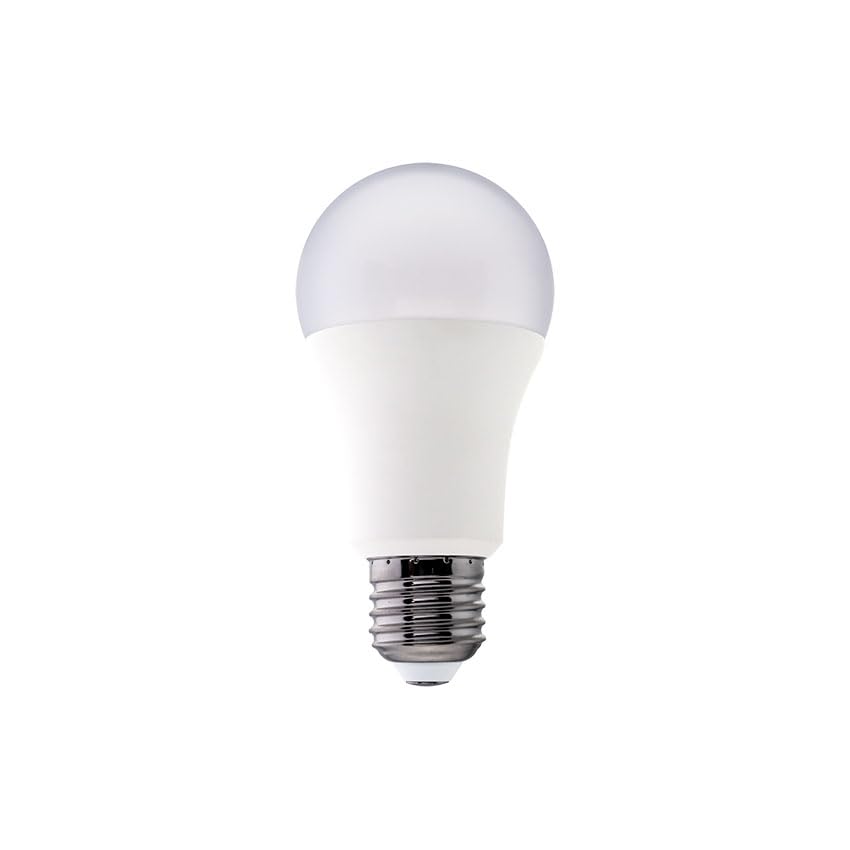 lámpara LED estándar 12W E27 1200lm 270º 6000K regulable, ideal para iluminación general y ambientes de trabajo.
